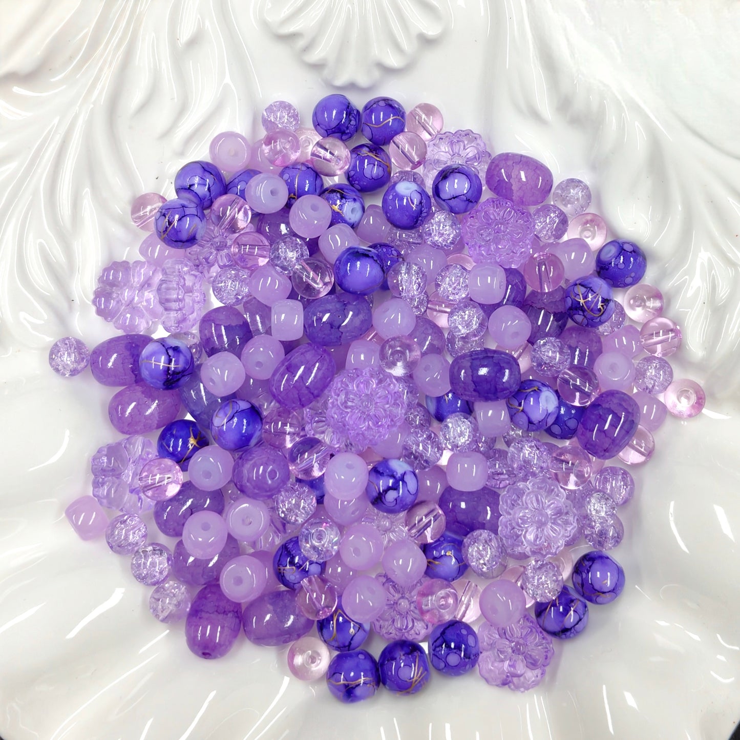✨【NEW】Glass-Lavender Veil