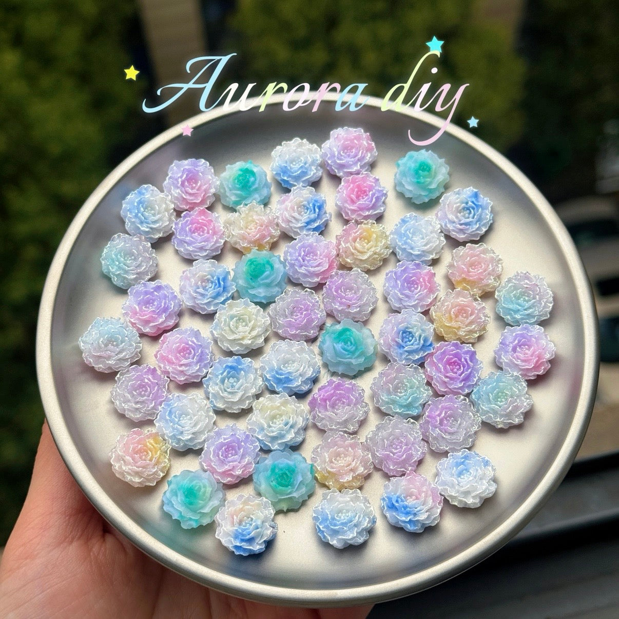 DIY Soft flowers for Jewelry Making