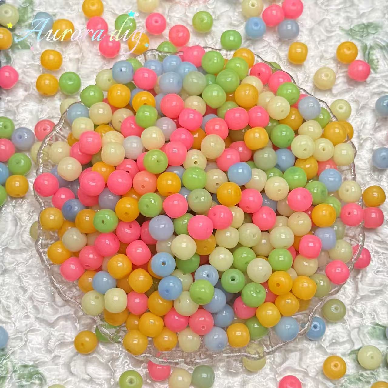 【NEW】Macaron Pastel Bodhi Beads | For DIY Bracelet Jewelry Making
