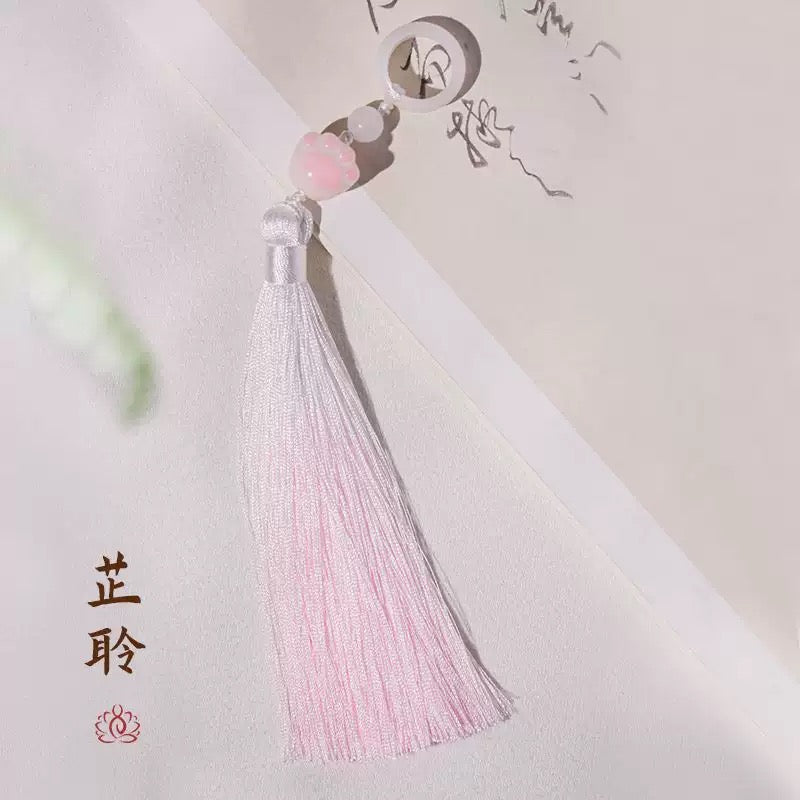 Bodhi ring with tassels