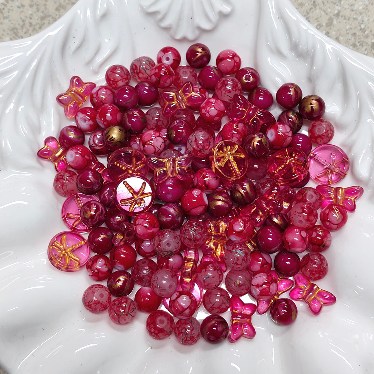 ✨【NEW】 Glass-Magenta Gild