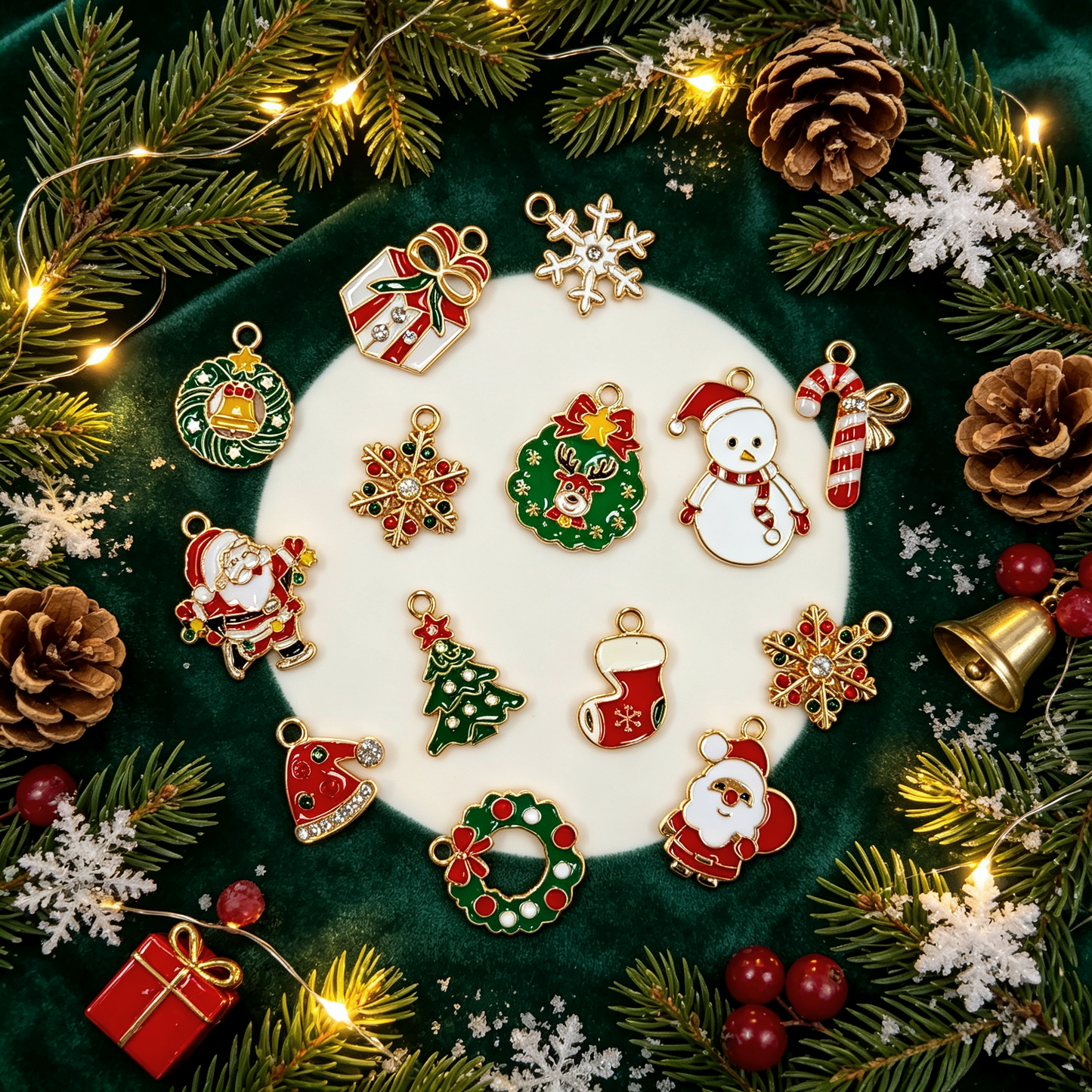 ✨【NEW】Christmas Alloy Charms II | Holiday Mixed Pendants For DIY Jewelry Making