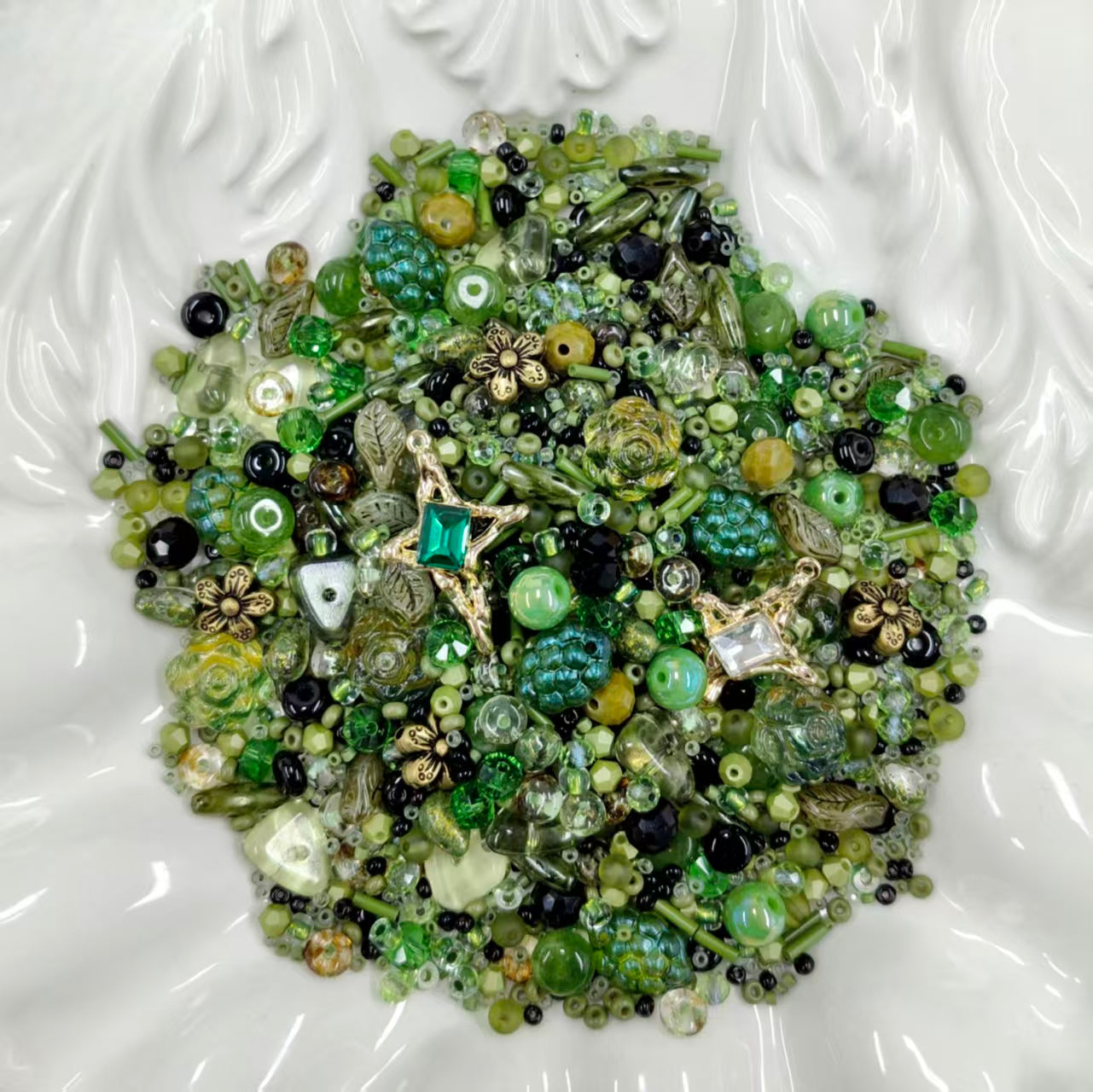 ✨【NEW】Seed Bead-Olive Hush