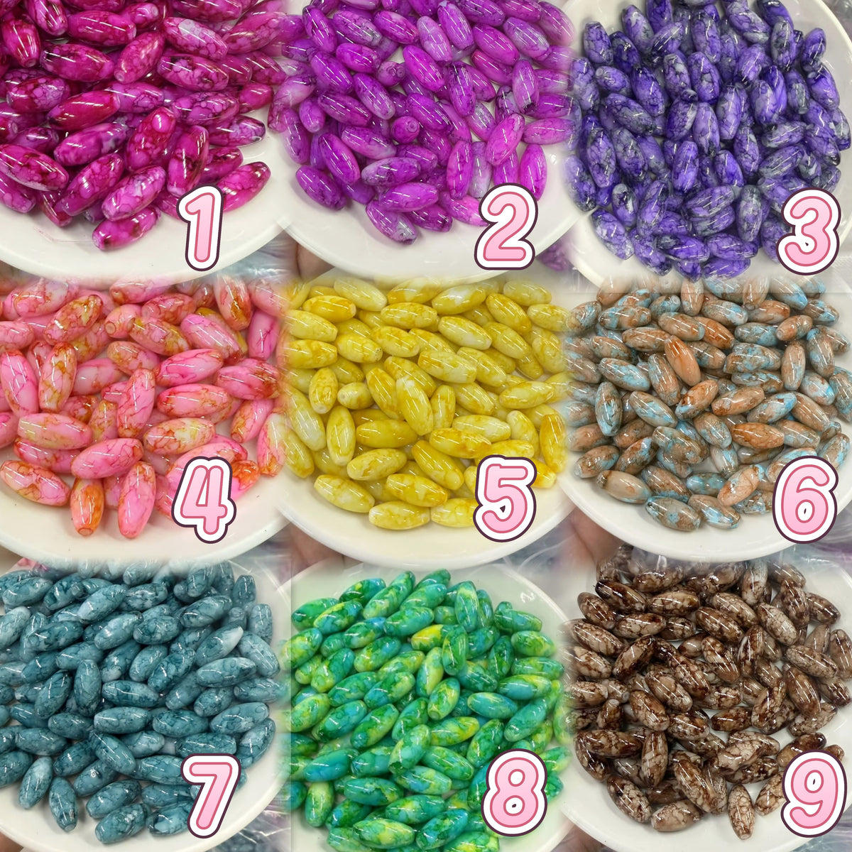 ✨【NEW】Picasso Shuttle | Picasso Marbled Shuttle Bead DIY Jewelry Making