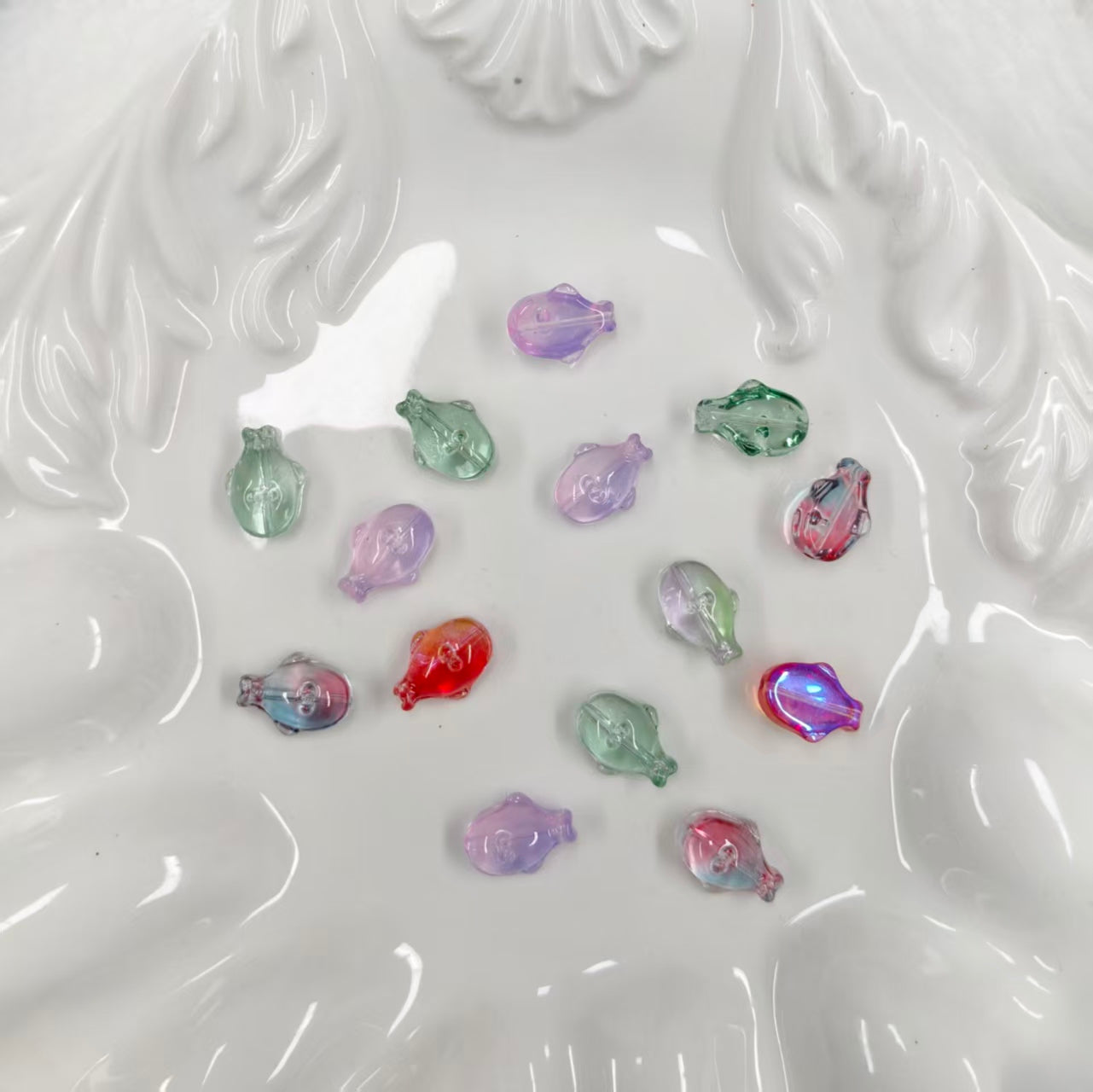 ✨【NEW】Ocean Whale | Translucent Glass Charms for DIY Jewelry Making