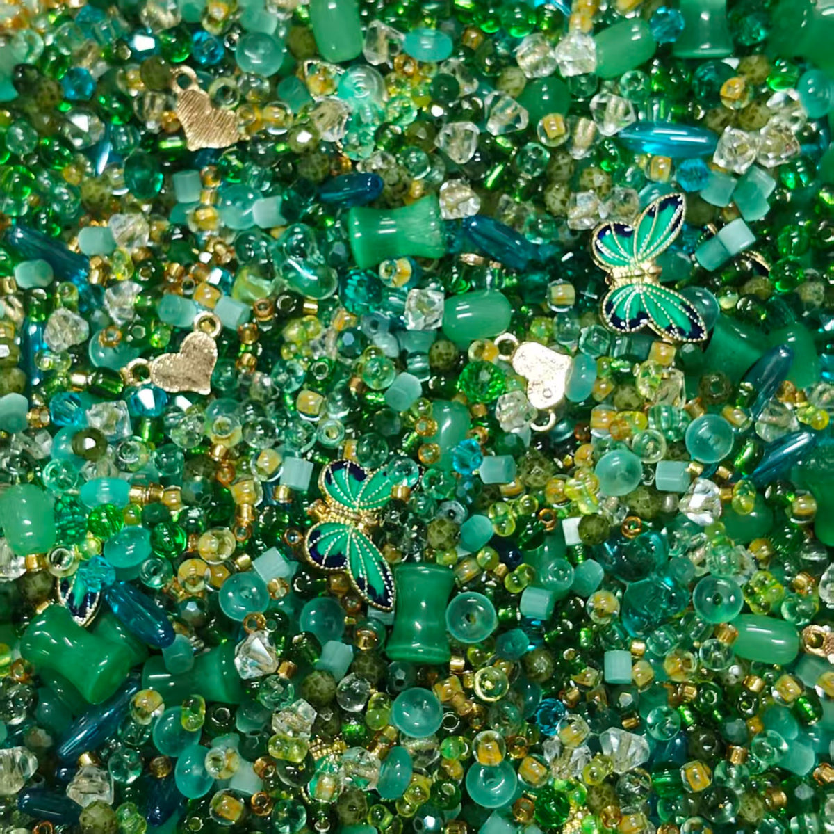 ✨【NEW】Seed Bead-Emerald Wing