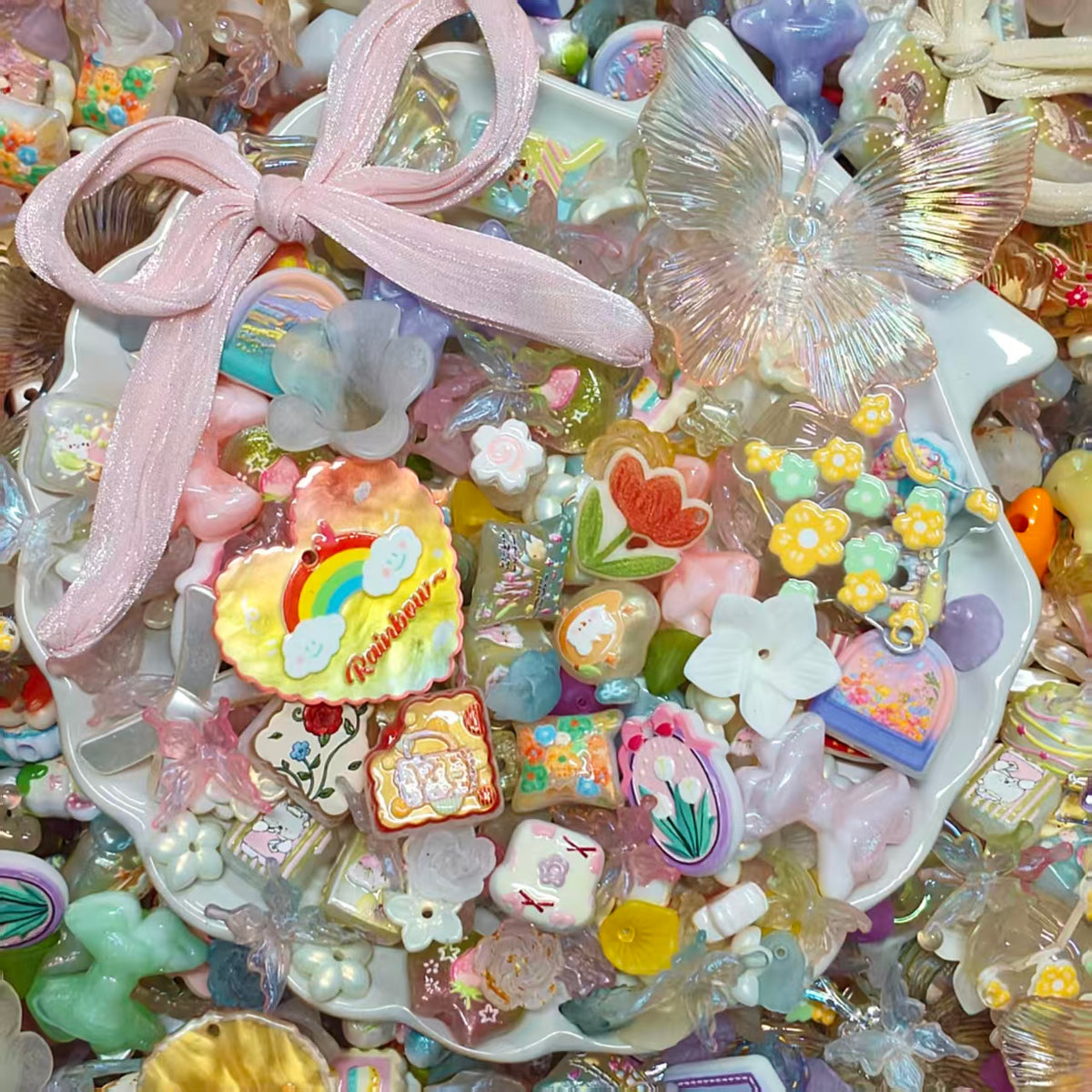 ✨【NEW】Candy Soiree | Assorted Pastel Acrylic Charm Mix Bead Kit