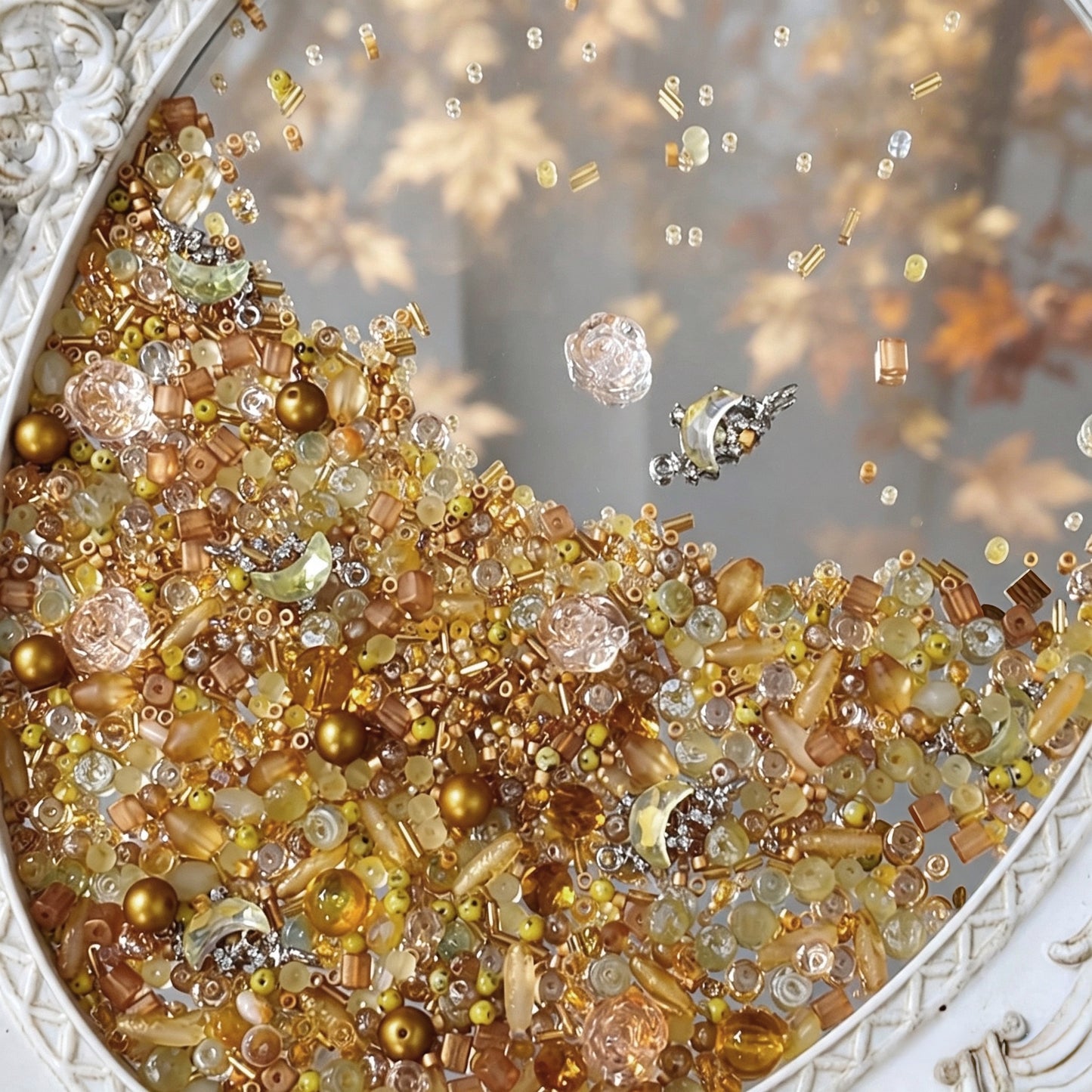🍂【NEW】Seed Bead-Maple Glow | Fall Themed Glass Beads For DIY Bracelet Necklace Jewelry Making
