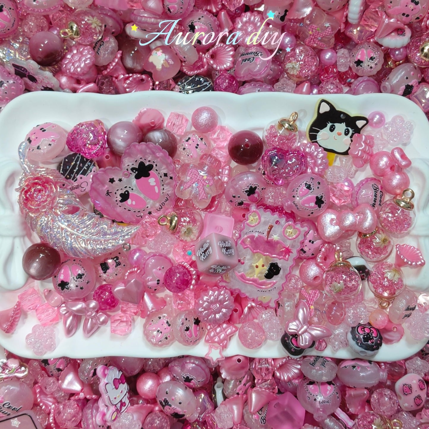 Acrylic-Bubble Pink