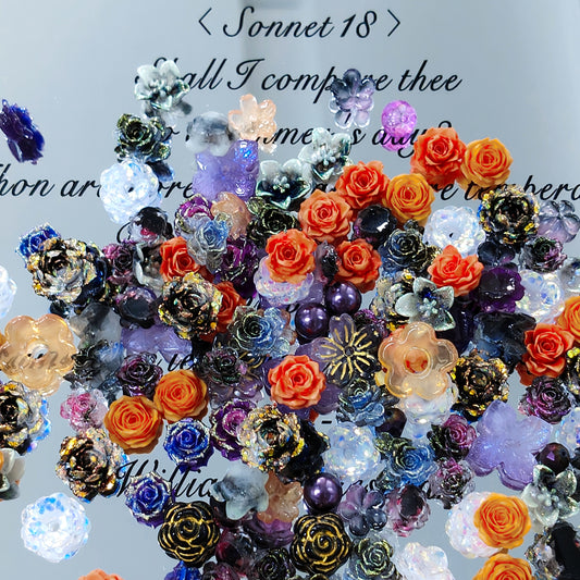 ✨【NEW】Halloween Bloom | Soft Flower mix for DIY Jewelry Making