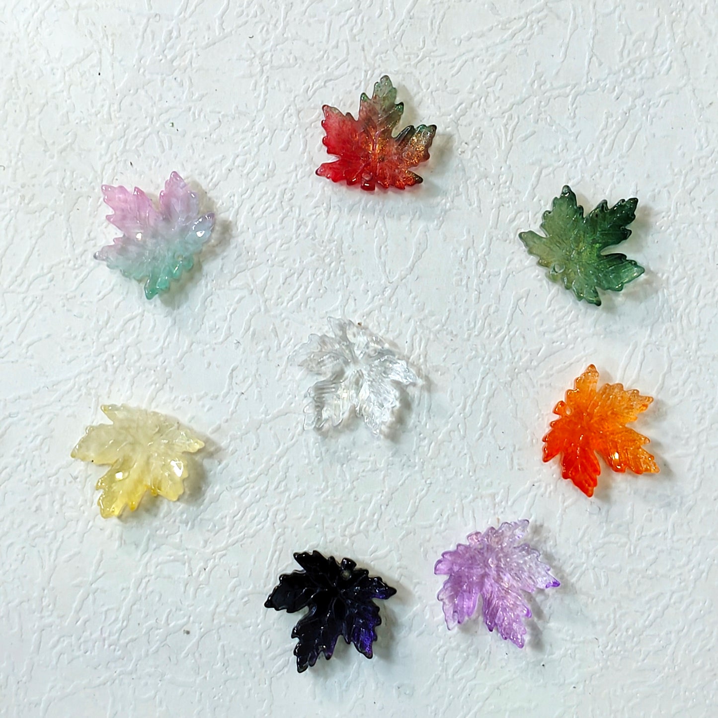 🍁【NEW】Maple Haze | Glass Maple Leaf Charms For DIY Handmade Jewelry Crafting