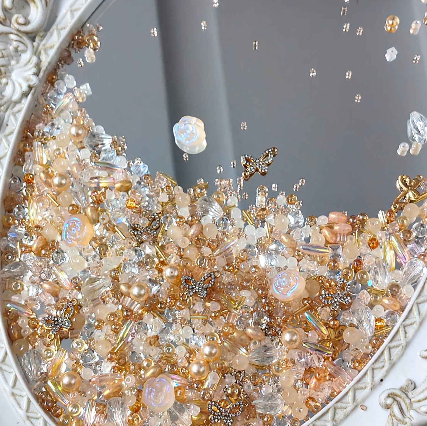 ✨【NEW】Seed Bead-Champagne Lume | Champagne Tone Glass Beads Mix For DIY Handmade Jewelry Making