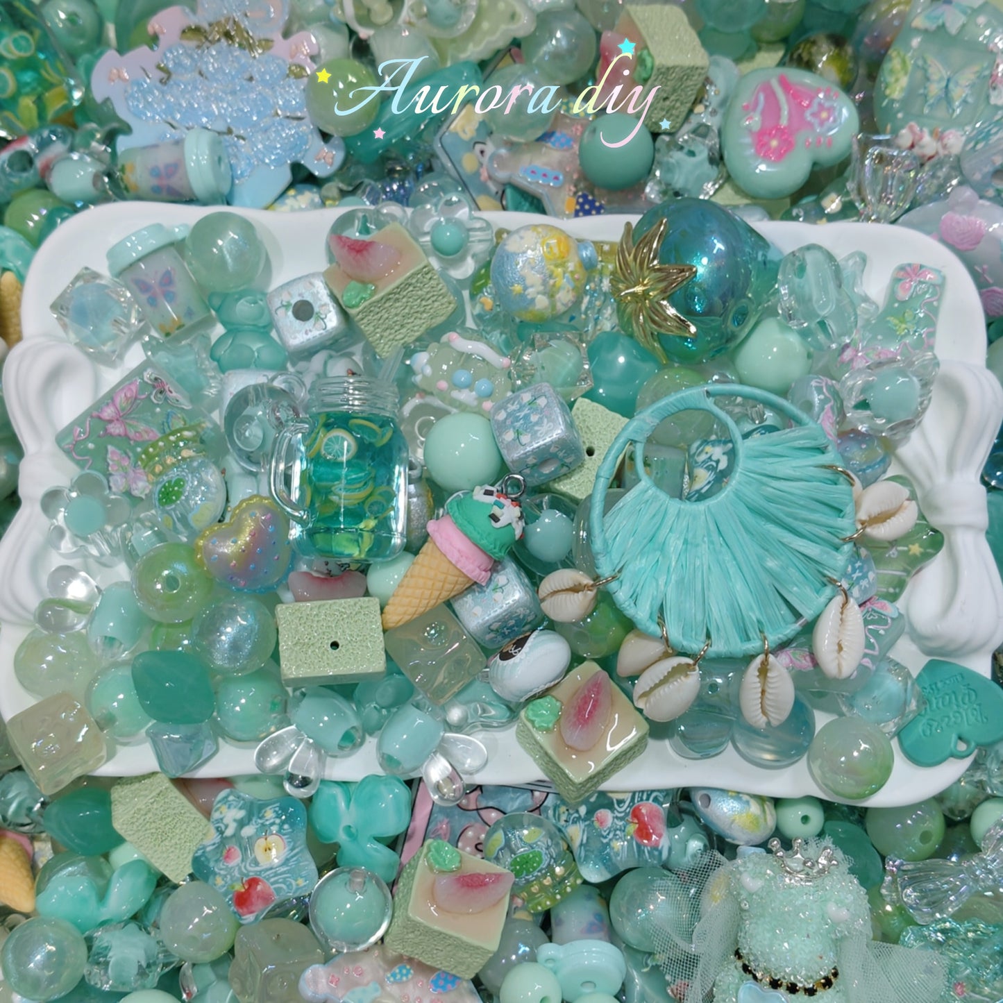 Acrylic-Mint Breeze