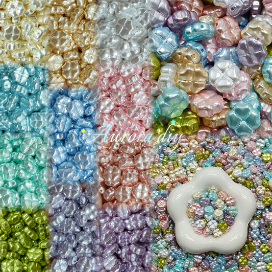 ✨【NEW】Metallic Pearl Clover | Rich Shiny Multicolor Glass Beads For Handmade Jewelry Craft Supplies