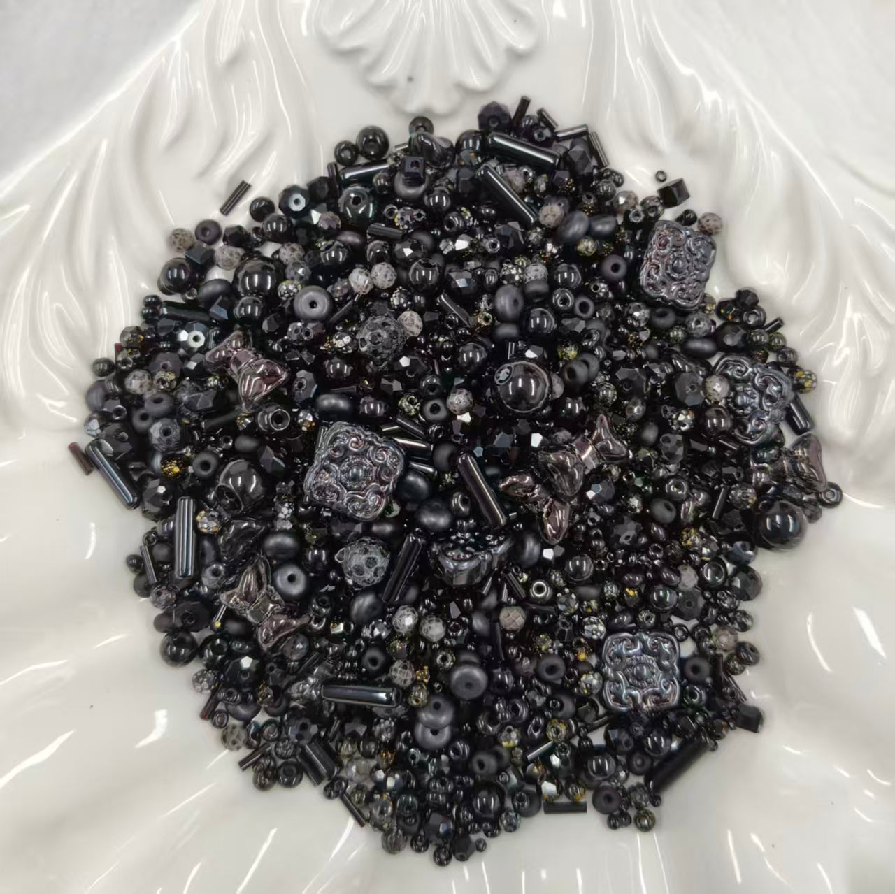 ✨[NEW]Seed Bead-Pure BlackⅡ