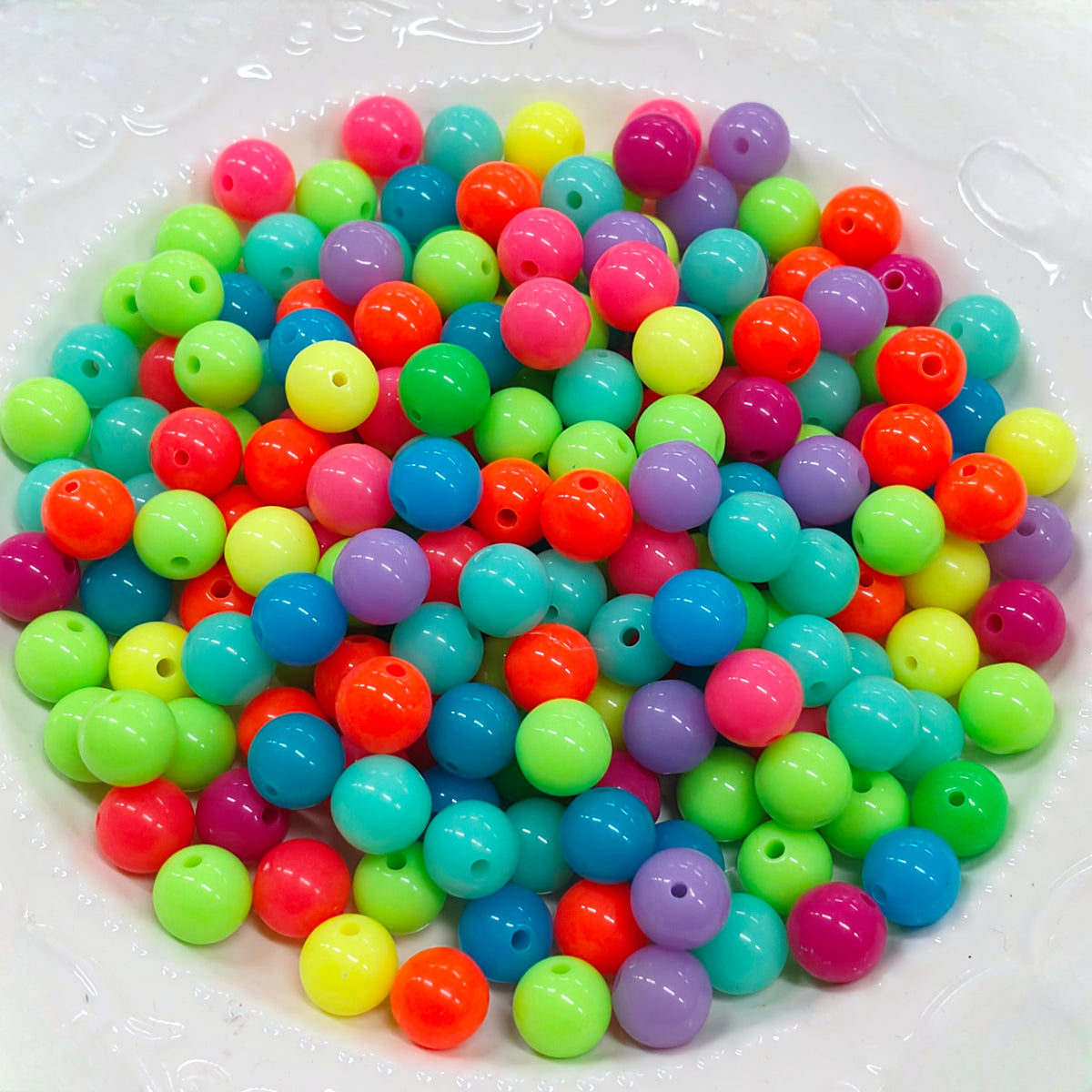 ✨【NEW】11.5 mm Neon Orb | Acrylic Spacer Beads For DIY Jewelry Making