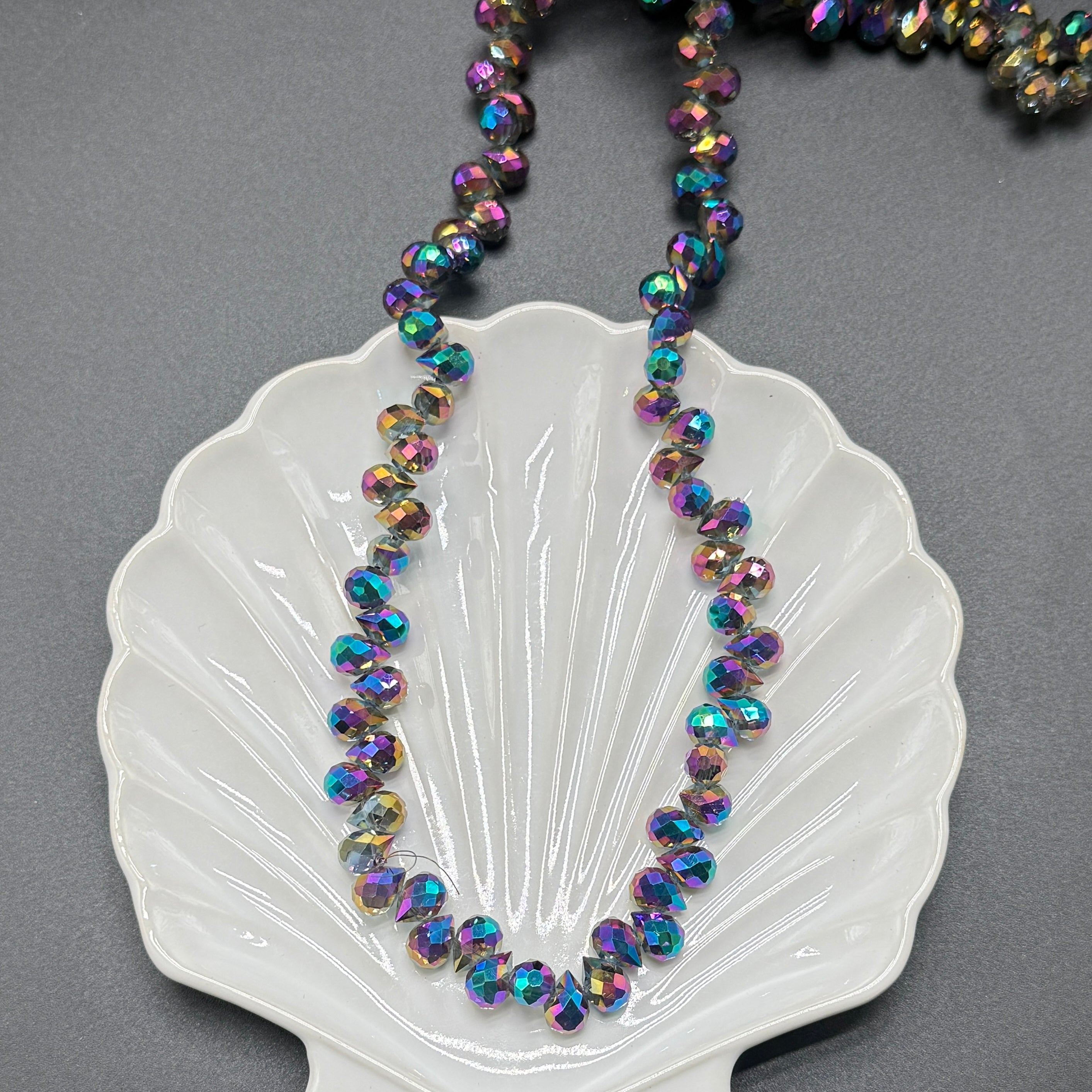 Fceted glass crystal strawberry Sparkle Collection
