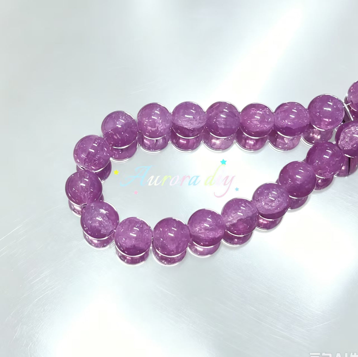 ✨【NEW】16mm Crackle Glass Beads, Ice Transparent Round Loose Beads for Jewelry DIY Making