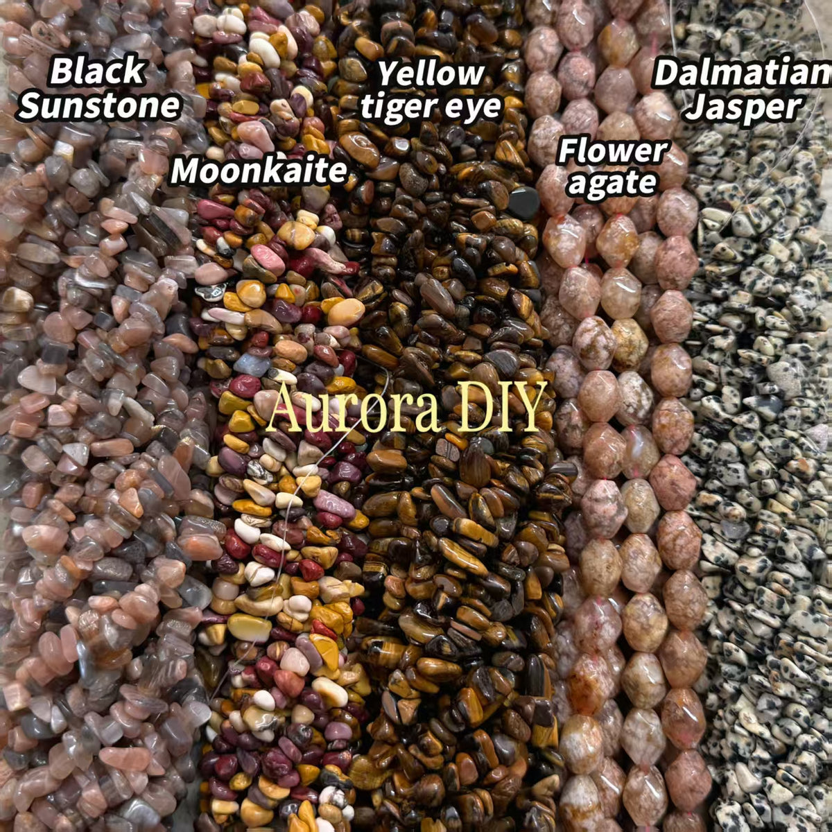 ✨【NEW】Boho Earth | Natural Crystal Chips, Czech Beads, Faceted Glass Beads & Wooden Cross Charms for DIY Bracelets, Necklaces & Jewelry Making