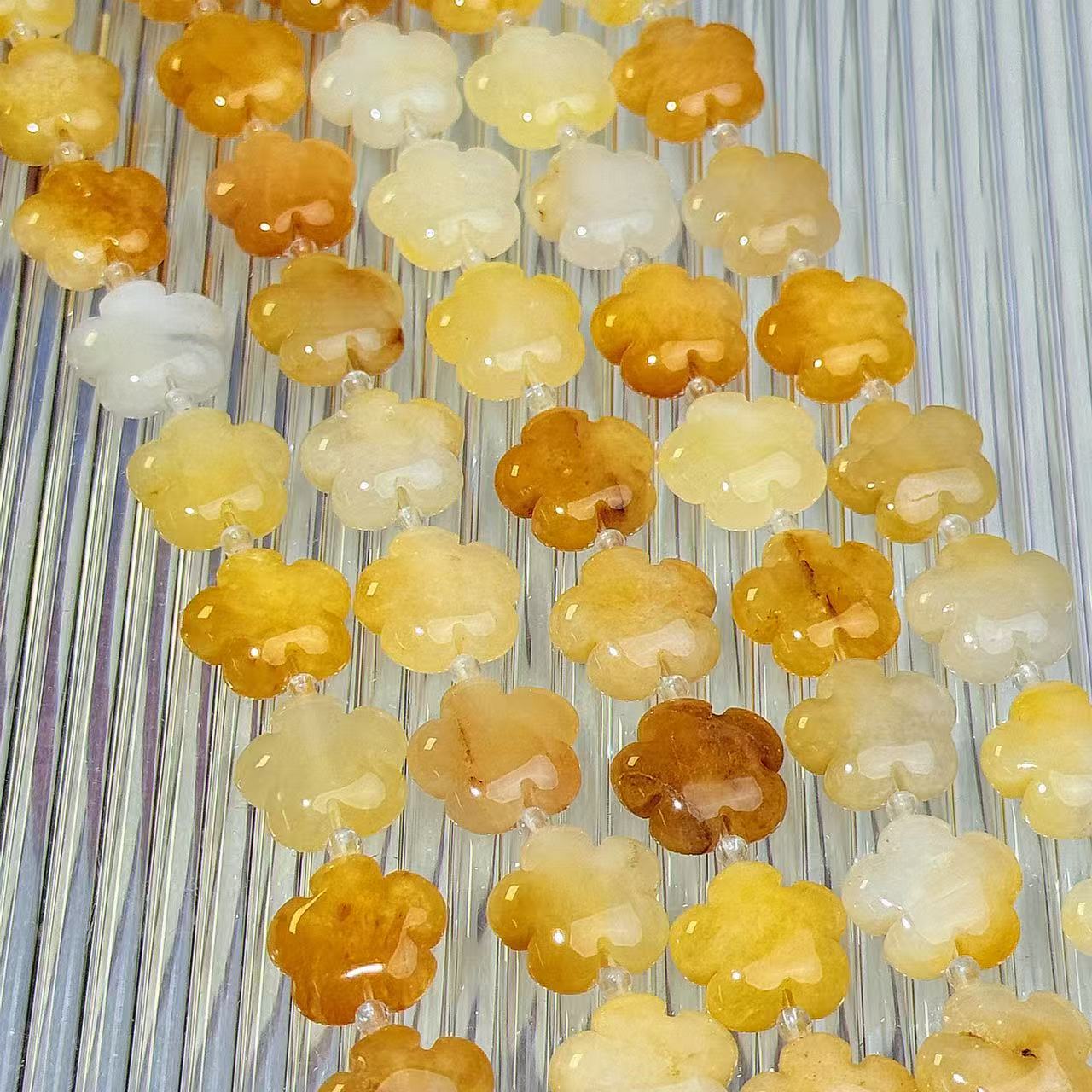 Flower&heart Crystal beads