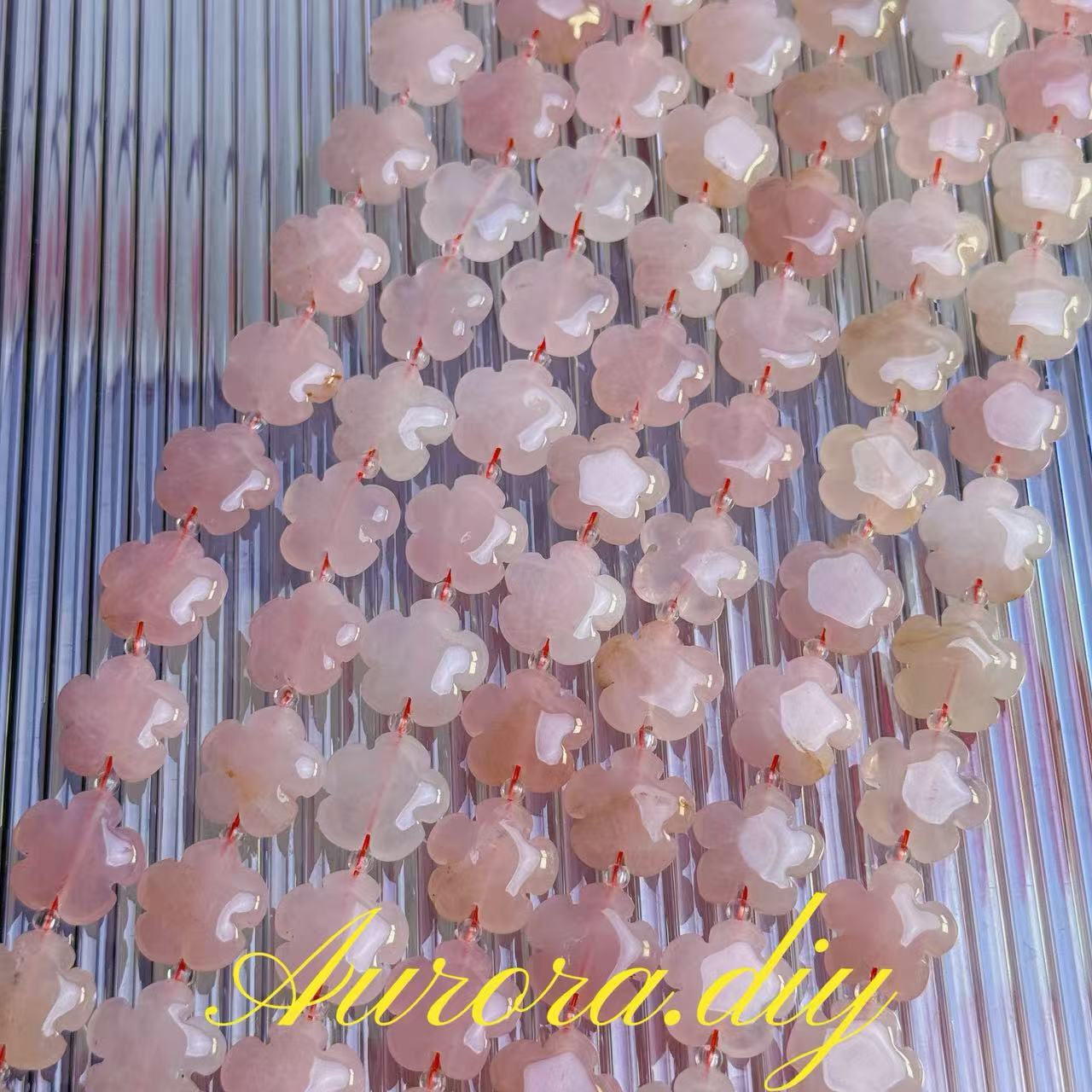 Flower&heart Crystal beads
