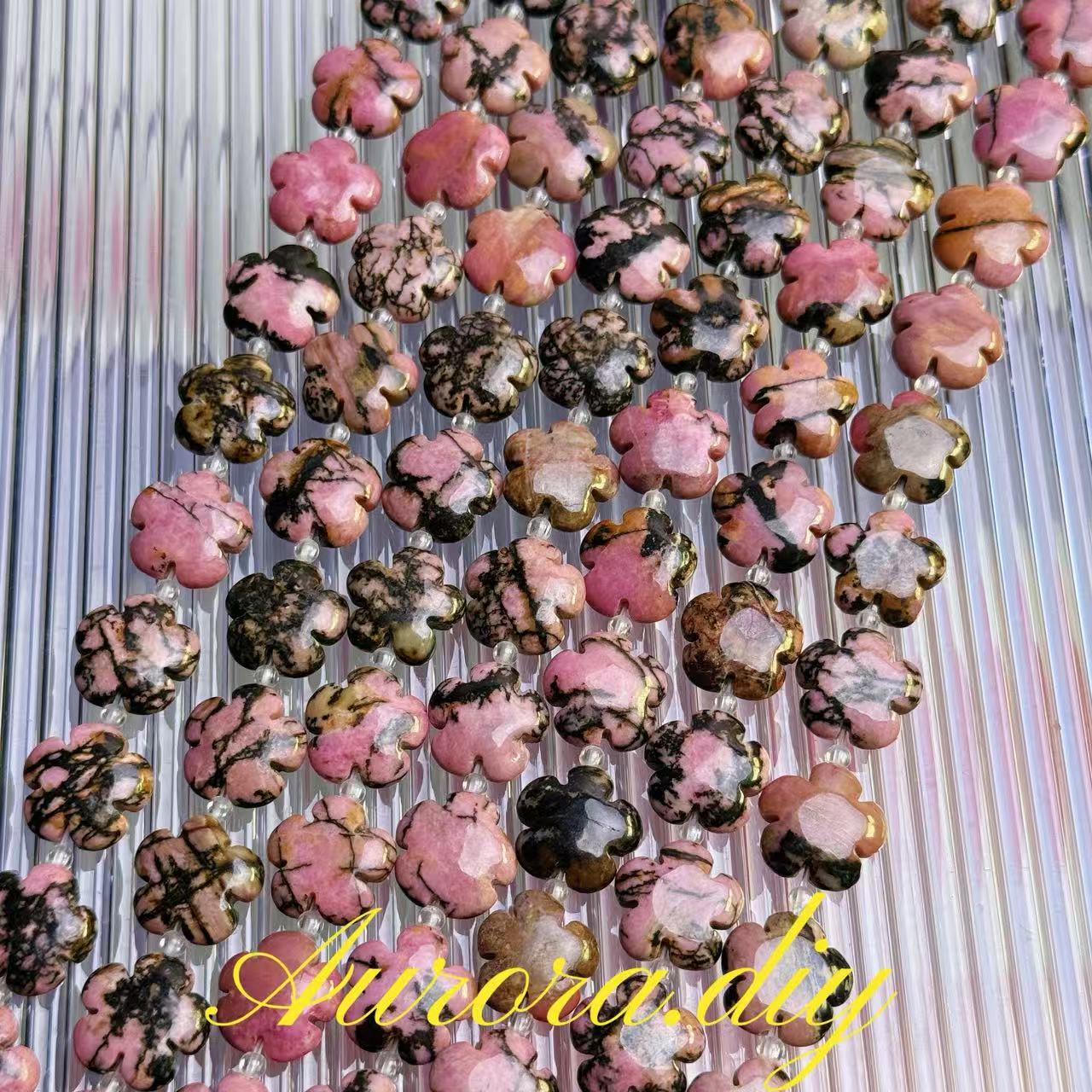 Flower&heart Crystal beads