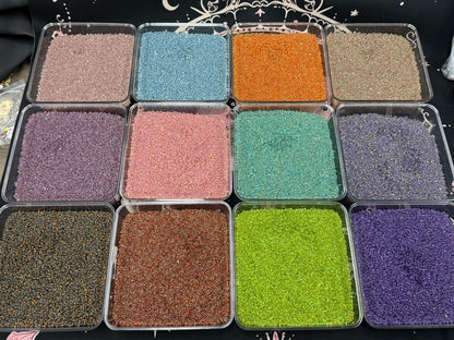 ✨【NEW】3×4.5mm Aurora Peanut | Transparent Glass Beads For DIY Bracelet Necklace Earring Crafts