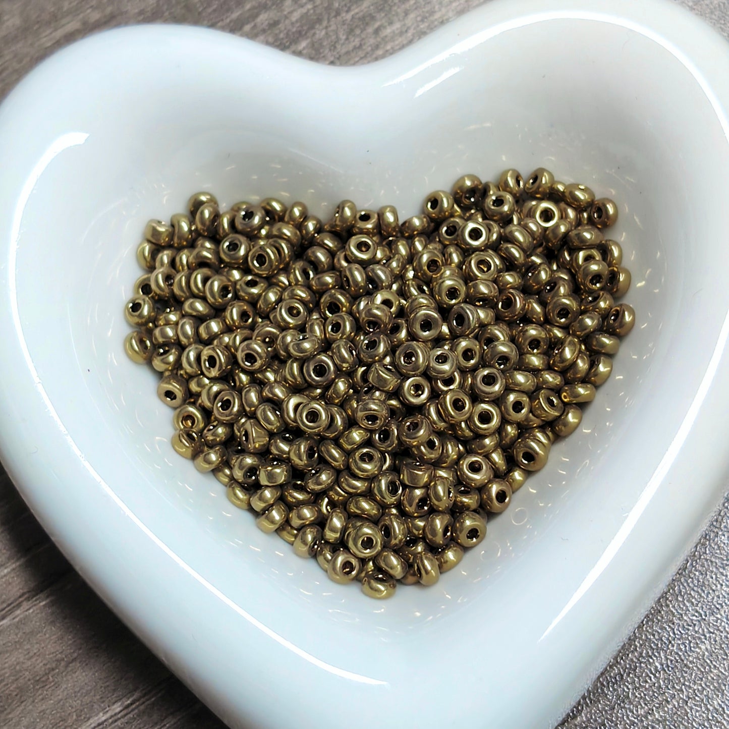 ✨【NEW】2×3.5mm Metallic Donut｜donut‑shaped metallic glass spacer beads for DIY jewelry making