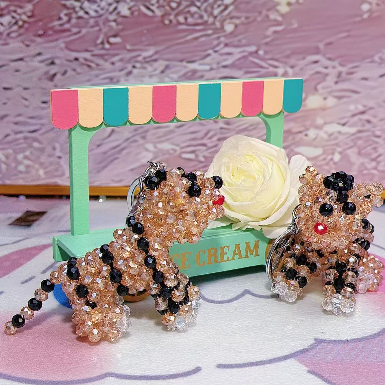 Handmade beading ornament