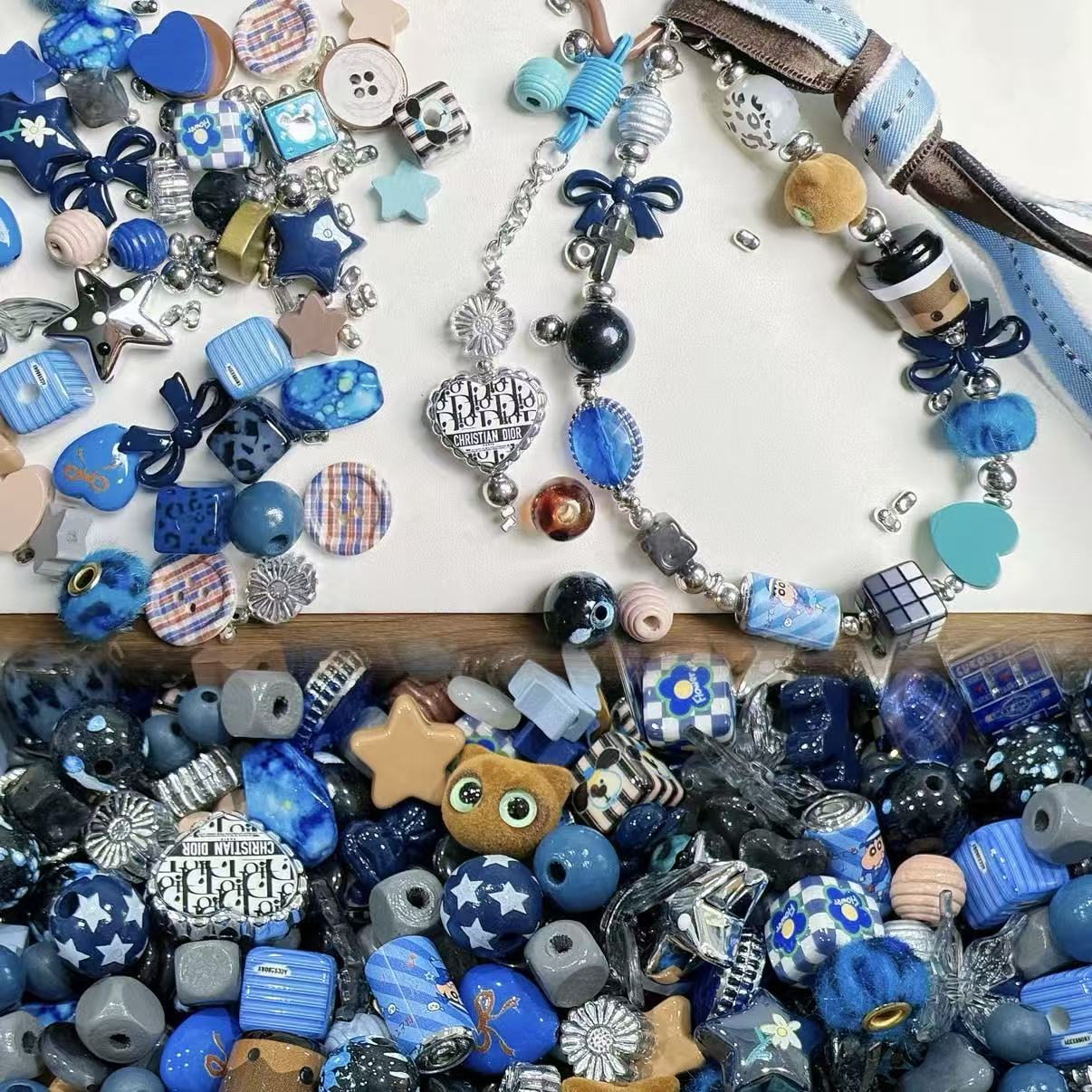 A-New mix Acrylic DIY beads