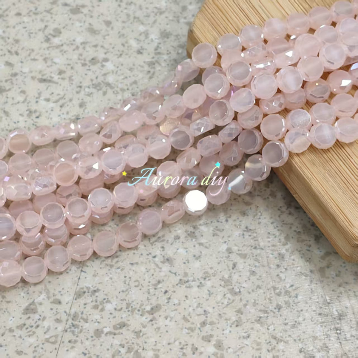 ✨【NEW】Prism Disc | AB Faceted Disc Glass Beads for DIY Jewelry Making