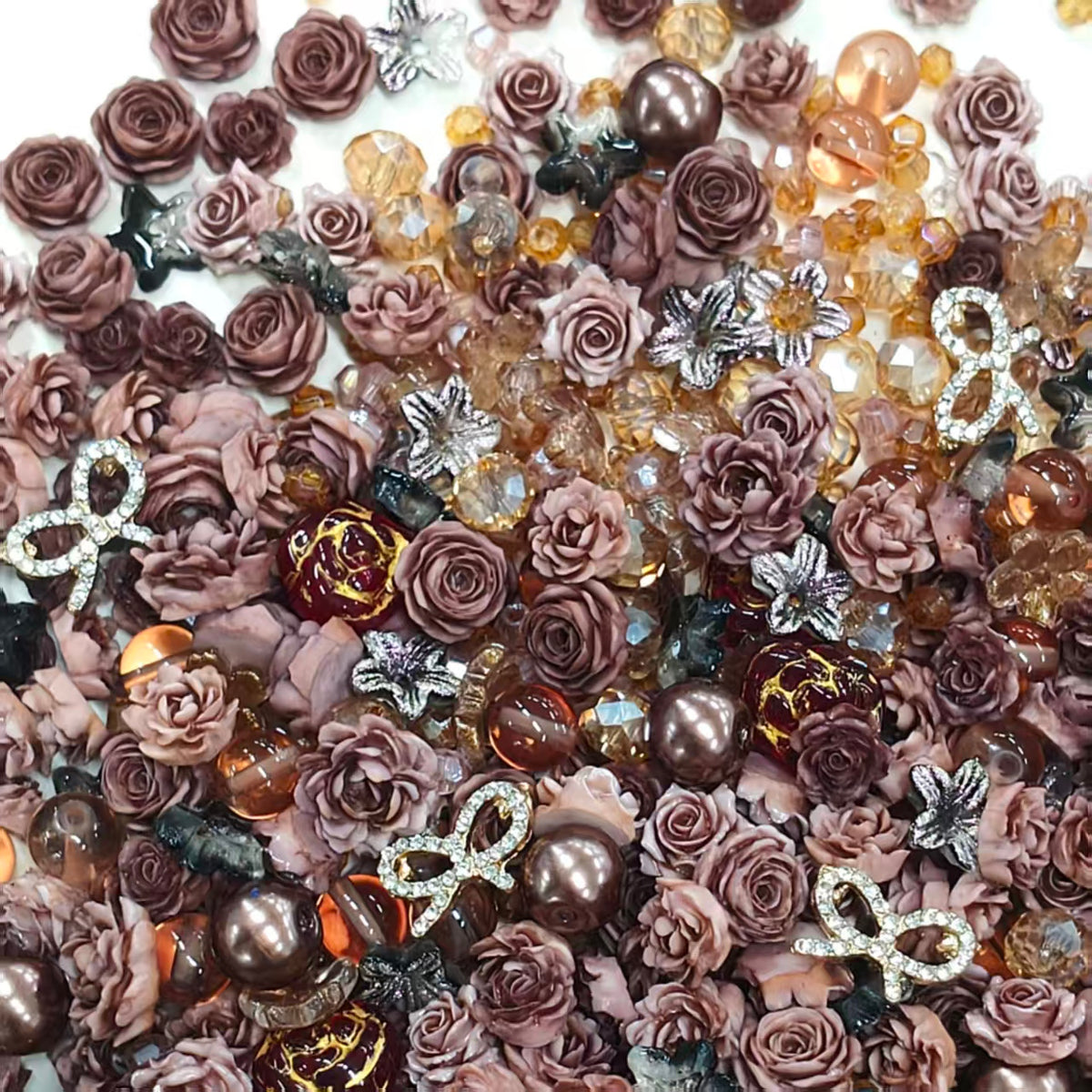 ✨【NEW|B1G1】Soft Flower set-Mauve Noir