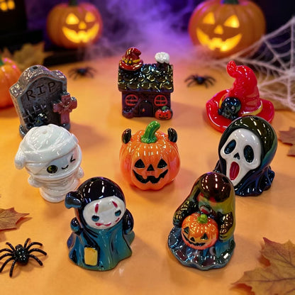 ✨【NEW】Halloween Resin Beads II | Vertical Straight Hole, Easy Threading for Halloween Jewelry Making