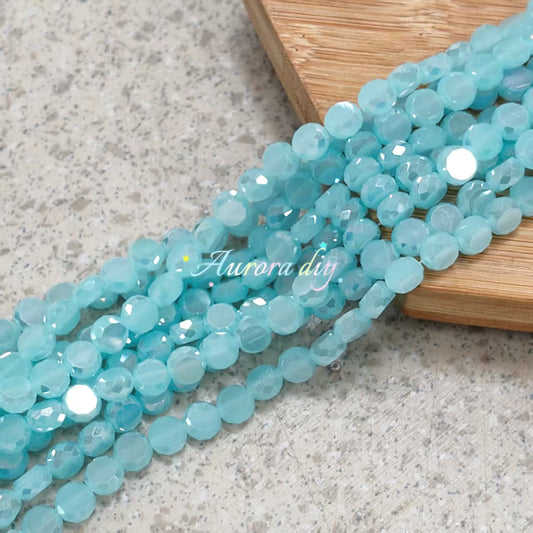 ✨【NEW】Prism Disc | AB Faceted Disc Glass Beads for DIY Jewelry Making