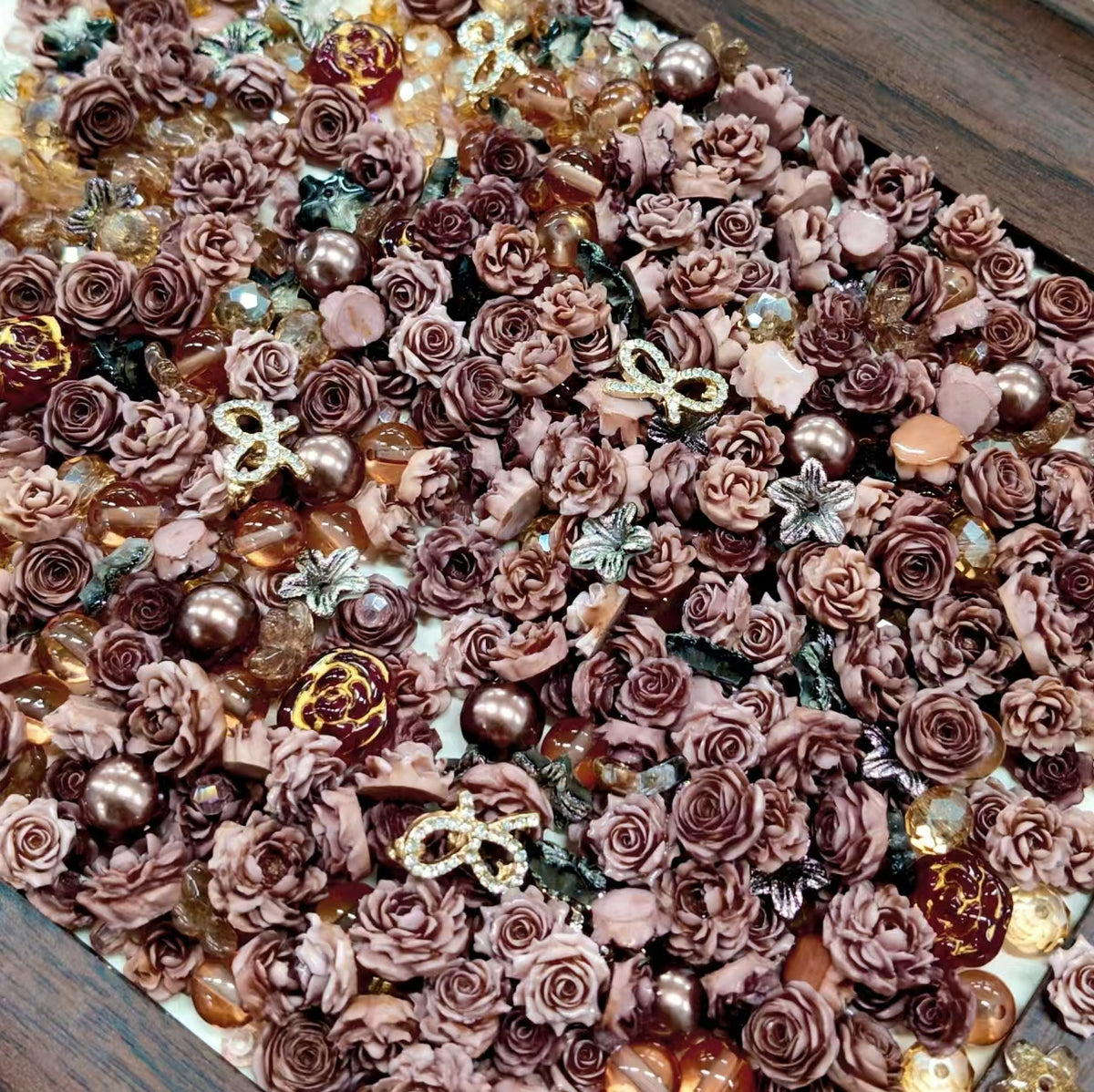 ✨【NEW|B1G1】Soft Flower set-Mauve Noir