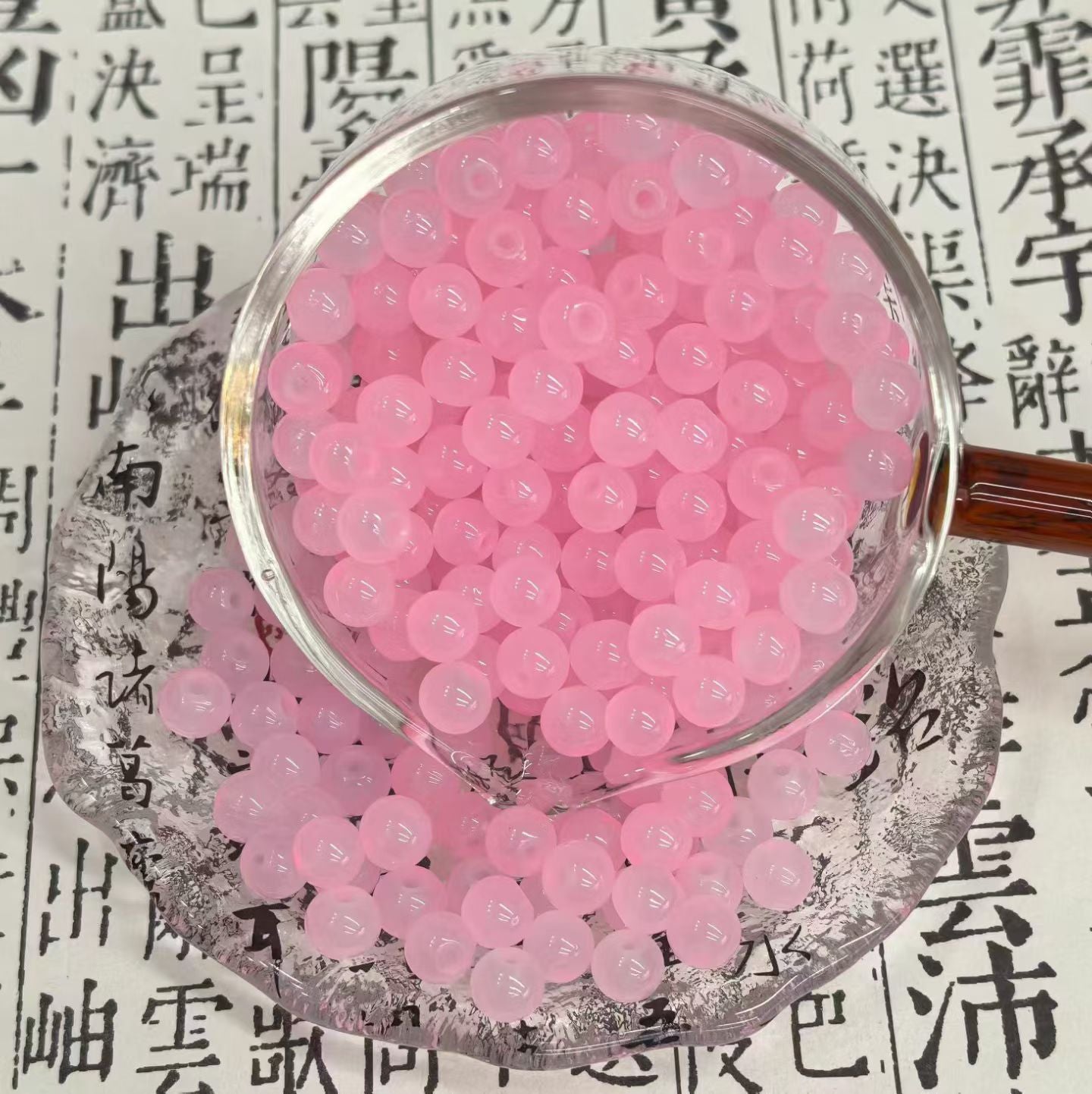 A to T -Glass beads mix(Plz note letters💕)