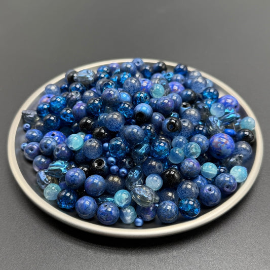 (J to T)Bigger size glass beads mix