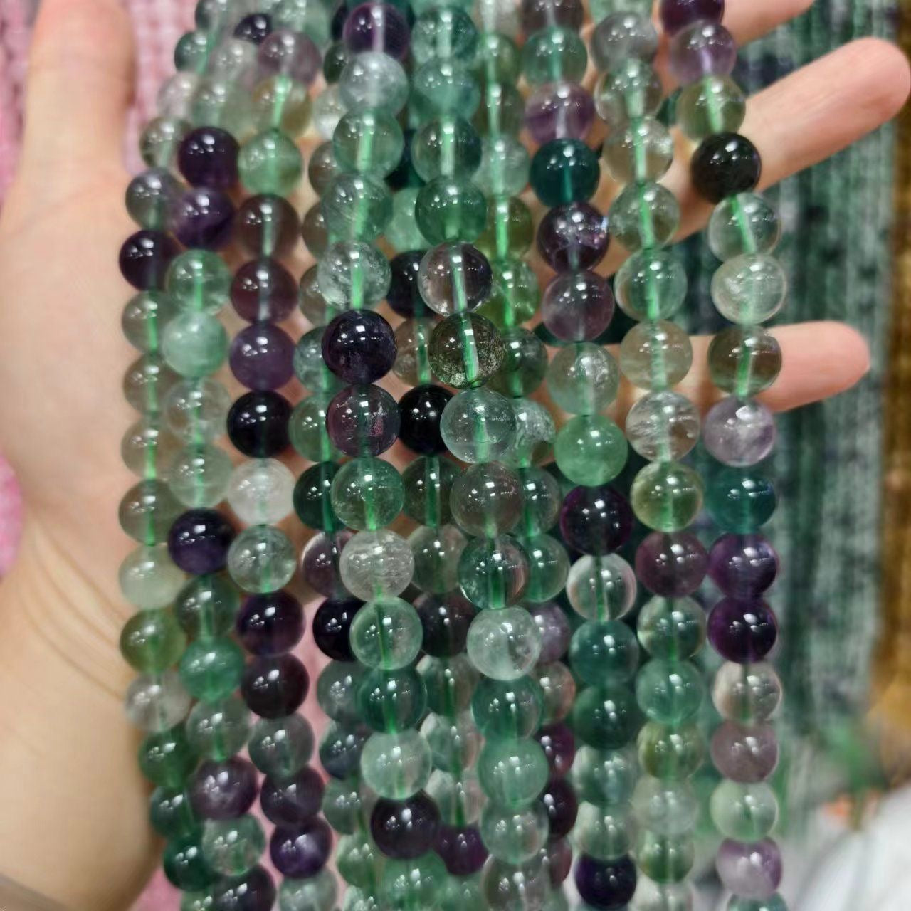 [12mm]Crystal Stone Beads Handmade Craft Supplies