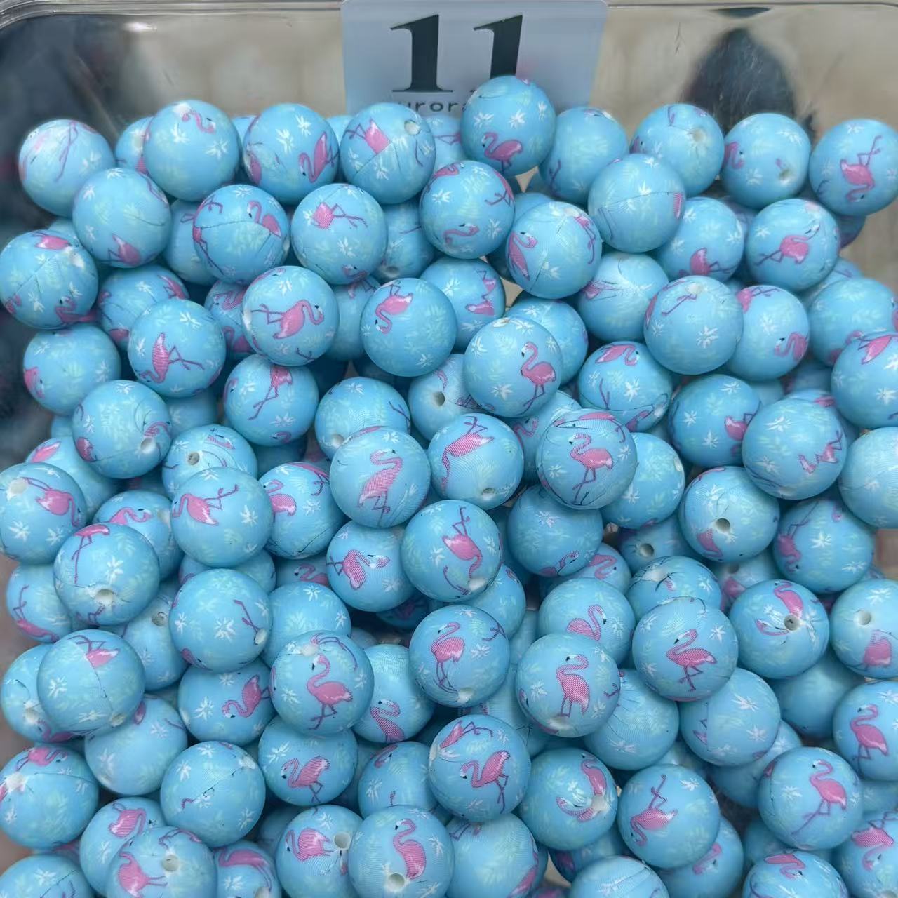 DIY Silicone Beads – Colorful Printed【For Jewelry DIY Crafts】