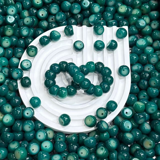 [NEW] F43-12mm Deep Jasper Green Garlic Bodhi|for Bracelet & Jewelry DIY making