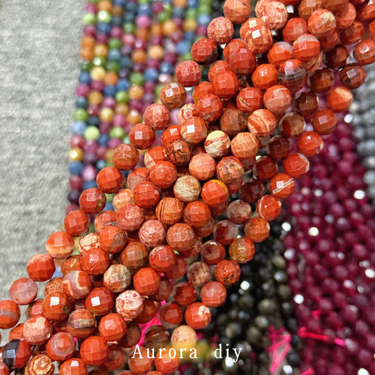 [NEW]8MM Natural Faceted Gemstone Beads Collection