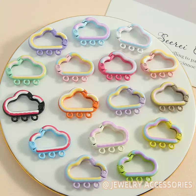 ✨【NEW】Cute Shape Spring Clasp | Alloy Keyring for DIY Handmade Charms