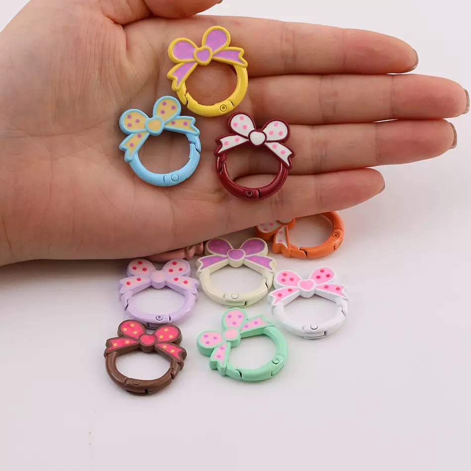 ✨【NEW】Cute Shape Spring Clasp | Alloy Keyring for DIY Handmade Charms