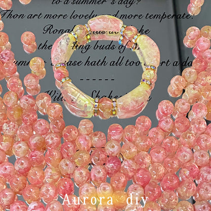 ✨【NEW】10mm Aurora Marble Orb｜Glass Beads for DIY Jewelry Making