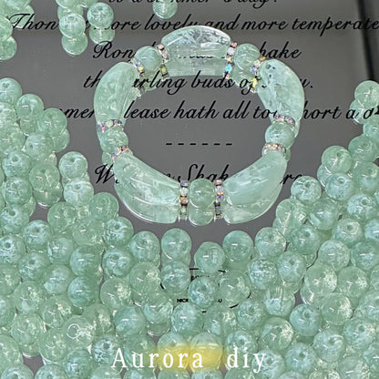 ✨【NEW】10mm Aurora Marble Orb｜Glass Beads for DIY Jewelry Making