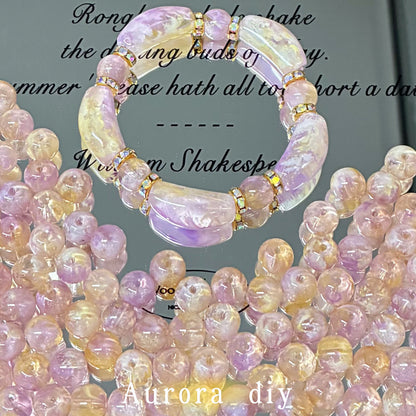 ✨【NEW】10mm Aurora Marble Orb｜Glass Beads for DIY Jewelry Making