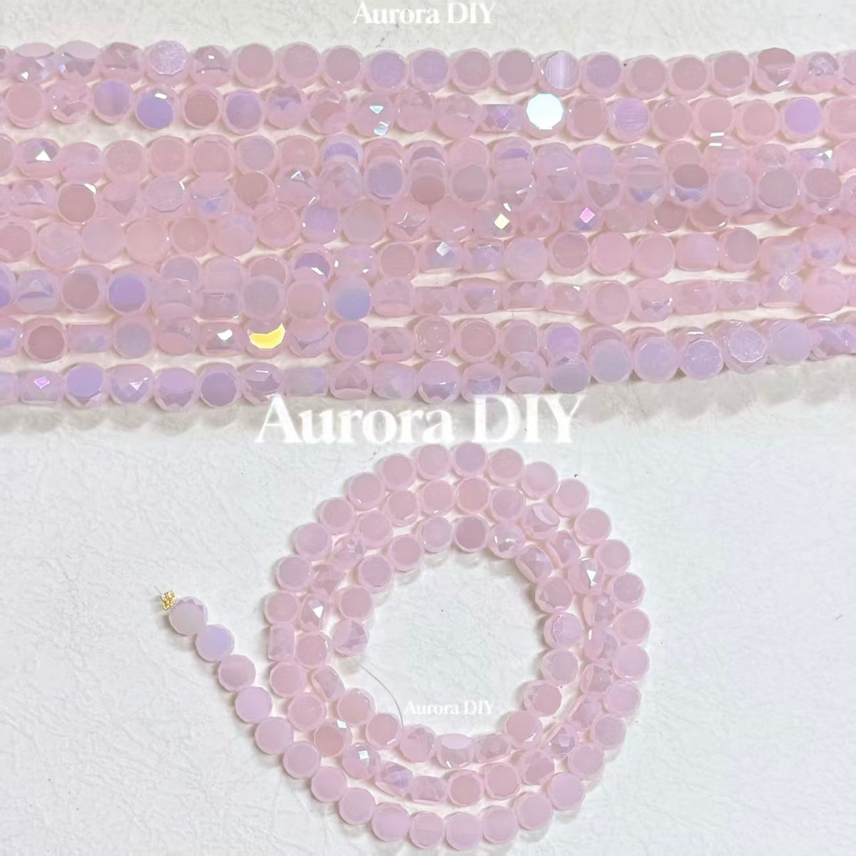 ✨【NEW】Prism Disc | AB Faceted Disc Glass Beads for DIY Jewelry Making