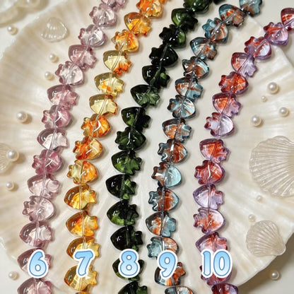 ✨【NEW】Fish Tide | Brush‑Streaked Fish Glass Beads For DIY Bracelet