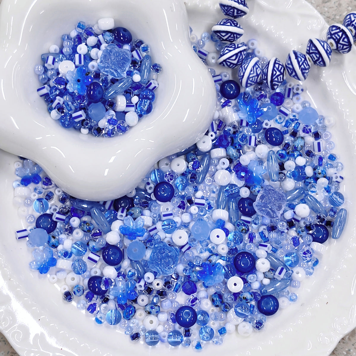 ✨【NEW】Seed Bead-Blue Porcelain