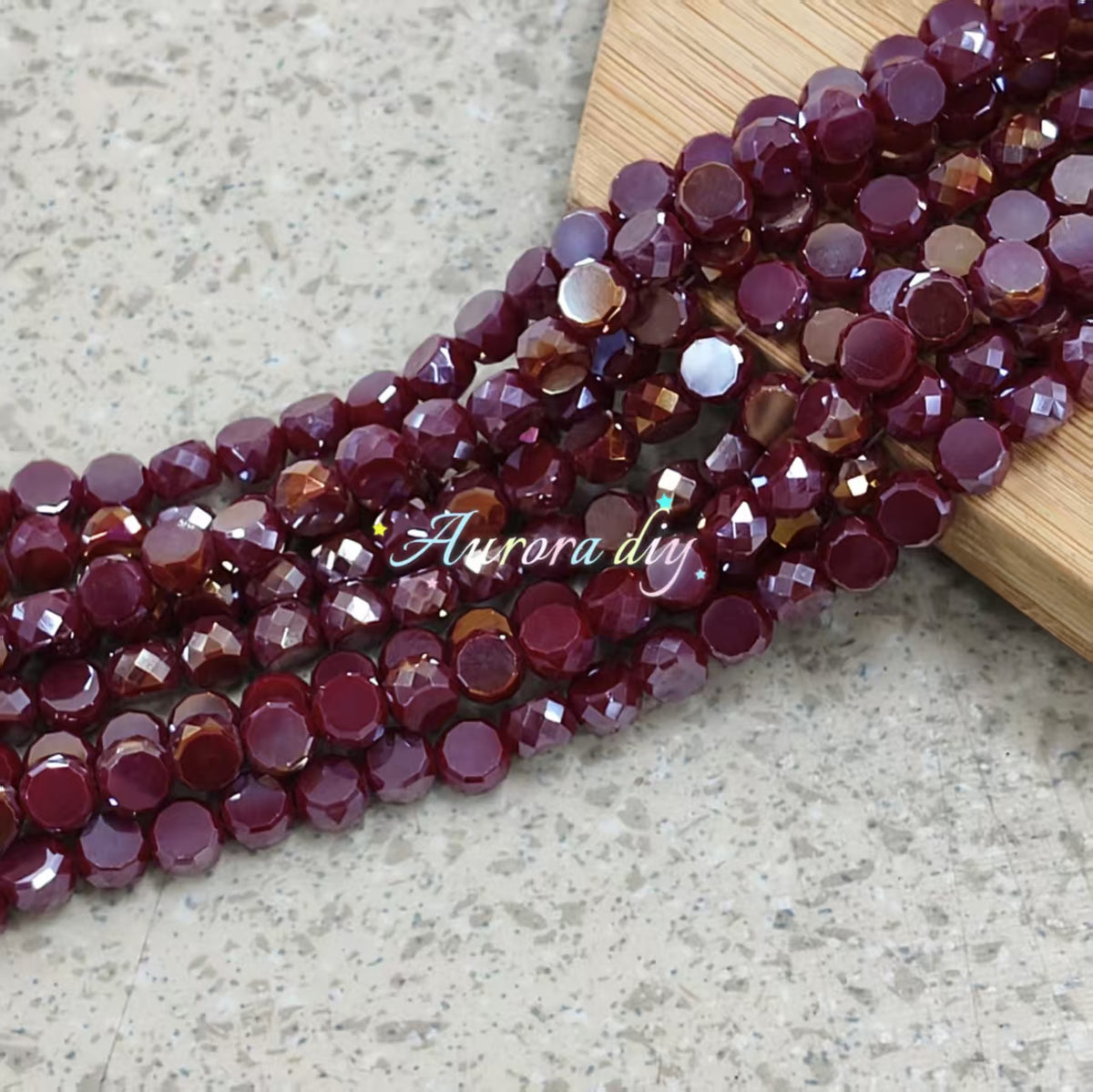 ✨【NEW】Prism Disc | AB Faceted Disc Glass Beads for DIY Jewelry Making